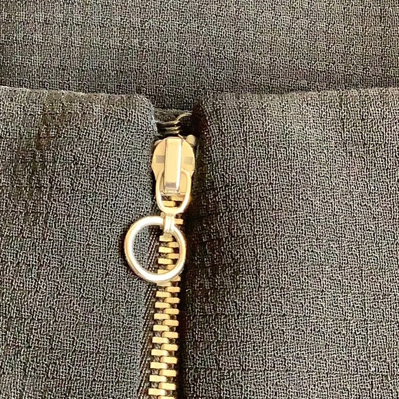 Black 100% Wool Pink Tartan Skirt - size 12 - FTTS - Picture 6 of 6